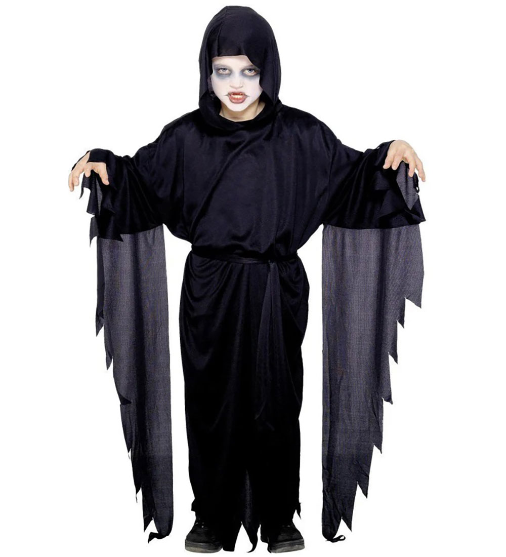Smiffys Kostüm - Screamer Ghost - Schwarz - Smiffys - 10-12 Jahre (140-152) - Kostüme