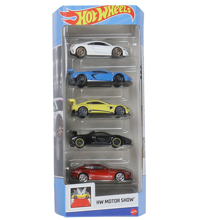 Hot Wheels Biler - 5-pak - HW Motor Show