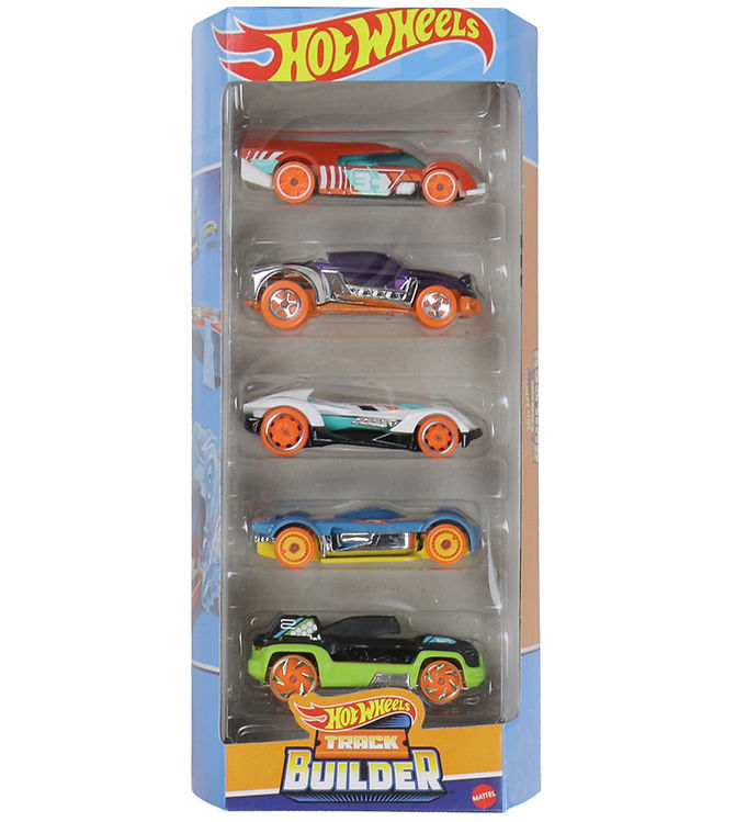 Hot Wheels Biler - 5-pak - Track Builder