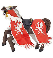 Papo Rød Drage Kongens Hest - H: 12,5 cm Papo Rød Drage Kongens Hest - H: 12,5 cm