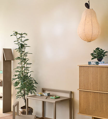 Ferm Living Lampeskærm - Pear - 37x62,7 cm - Natural