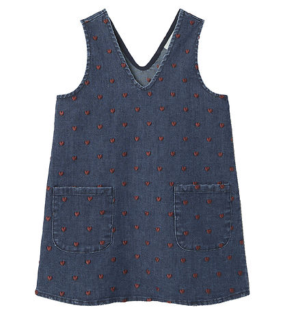 Lil Atelier Spencer - NmfLiva - Dark Blue Denim/Heart Embroidery Lil Atelier Spencer - NmfLiva - Dark Blue Denim/Heart Embroidery
