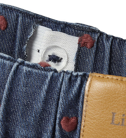Lil Atelier Jeans - NmfLiva - Dark Blue Denim/Heart Embroidery