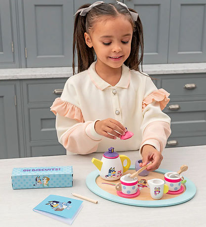 Bluey Tesæt - Træ - 20 Dele