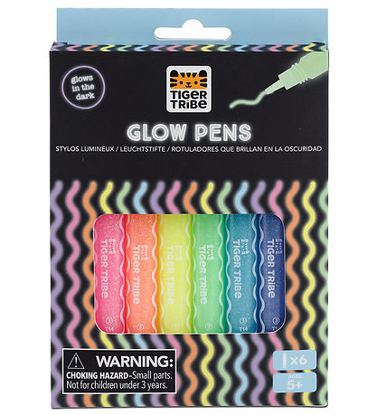 Tiger Tribe Farvesæt - 6-pak - Glow Pens