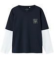 Name It Bluse - NkmVarto - Dark Sapphire