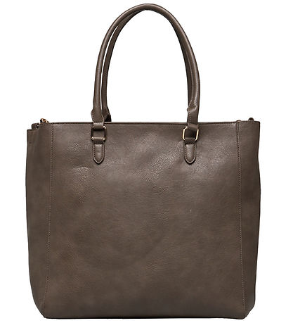 Rosmunde Shopper m. Clutch - 2 in 1 - Taupe Brown/Gold Rosmunde Shopper m. Clutch - 2 in 1 - Taupe Brown/Gold