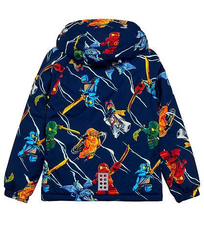 LEGO® Ninjago Dynejakke - LWJad 603 - Dark Navy LEGO® Ninjago Dynejakke - LWJad 603 - Dark Navy
