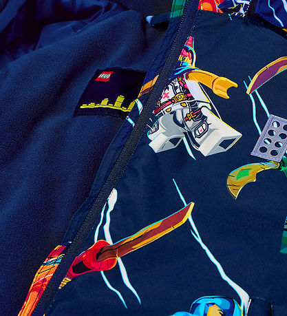 LEGO® Ninjago Dynejakke - LWJad 603 - Dark Navy LEGO® Ninjago Dynejakke - LWJad 603 - Dark Navy