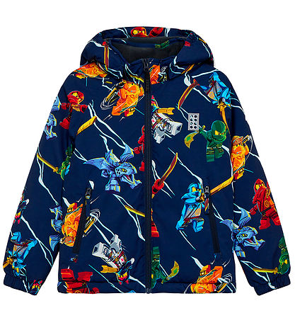 LEGO® Ninjago Dynejakke - LWJad 603 - Dark Navy LEGO® Ninjago Dynejakke - LWJad 603 - Dark Navy