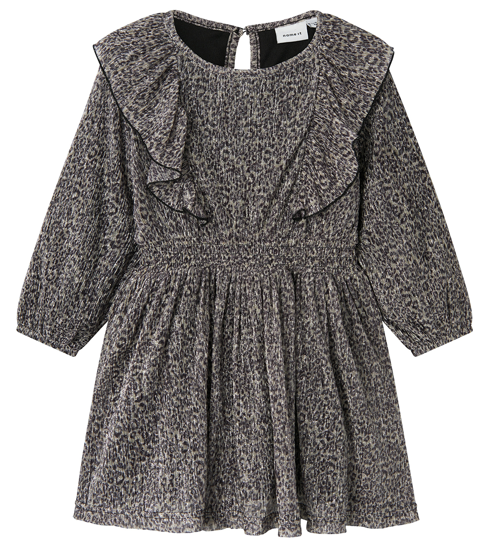 Name It Kleid - NmfRisari - Black/Leo - Name It - 2 Jahre (92) - Kleider