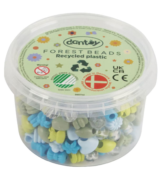 Dantoy Recycled Pastels Forest Beads - 280 pcs
