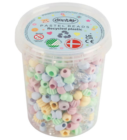 Dantoy Perler - 520 stk - Pastel Genbrug Dantoy Perler - 520 stk - Pastel Genbrug