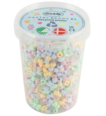 Dantoy Perler - 1580 stk - Pastel Genbrug Dantoy Perler - 1580 stk - Pastel Genbrug