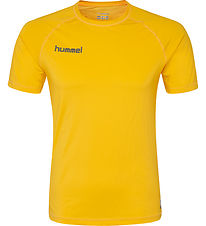 Hummel T-shirt - Hml Jersey - Sports Yellow Hummel T-shirt - Hml Jersey - Sports Yellow