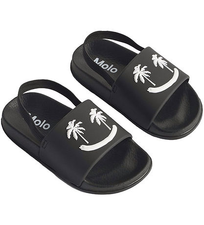Molo Badesandaler - Zhappy - Sort/Palmer