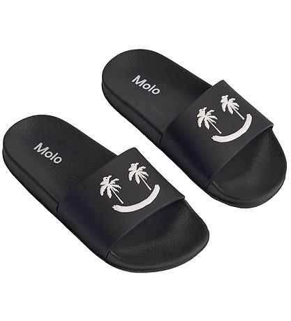 Molo Badesandaler - Zhappy - Sort/Palmer Molo Badesandaler - Zhappy - Sort/Palmer