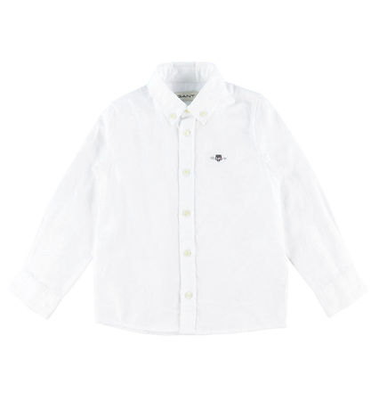 GANT Skjorte - Shield Oxford - Hvid GANT Skjorte - Shield Oxford - Hvid
