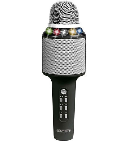 Bontempi Mikrofon m. Lys - Trådløs - Karaoke Bontempi Mikrofon m. Lys - Trådløs - Karaoke