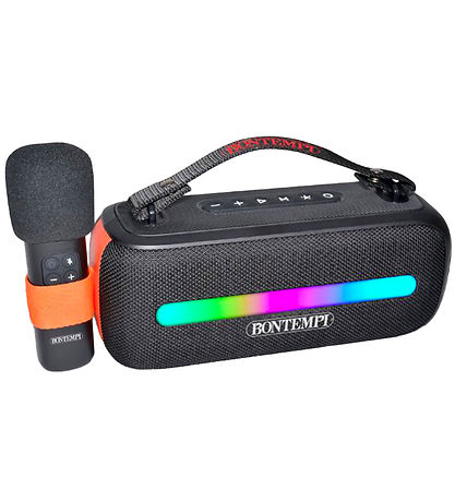 Bontempi Højtaler m. Mikrofon/Lys - 31 cm - Trådløs