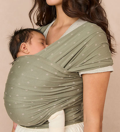 Ergobaby Stretchomslagdoek - Aura Wrap Gebreid - Olive Ruiten