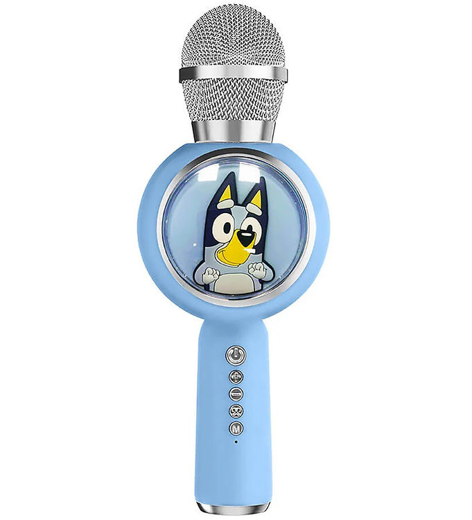 Bluey - Karaoke Mikrofon Med Lys Til Børn