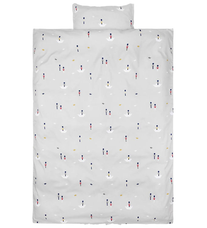 Vanilla Copenhagen Sengetøj - Baby - Tin Stick Man - Cozy Grey