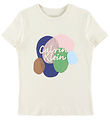 Calvin Klein T-shirt - Multi Colour Graphic - Turtledove Calvin Klein T-shirt - Multi Colour Graphic - Turtledove