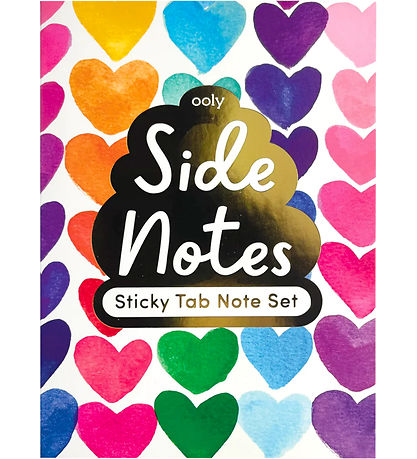 Ooly Sticky Notes Bog - Side Notes - Rainbow Hearts Ooly Sticky Notes Bog - Side Notes - Rainbow Hearts