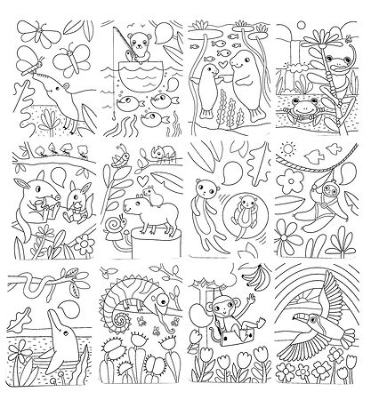 Ooly Maleark - Undercover Art - 12 Stk. - Rainforest Fun Ooly Maleark - Undercover Art - 12 Stk. - Rainforest Fun