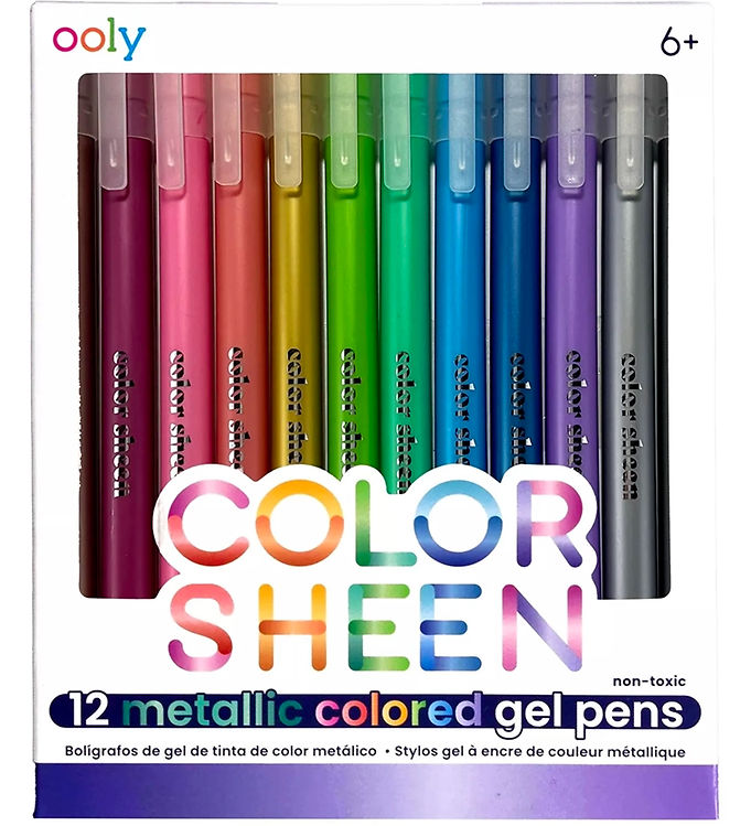 Ooly Tuscher - Color Sheen Metallic Gel - 12 stk