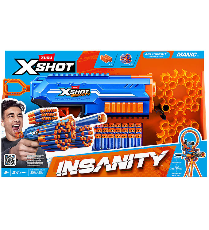 X-SHOT Skumgevær - Excel - Insanity Manic