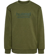 Hummel Sweatshirt - hmlJR Base - Winter Moss Hummel Sweatshirt - hmlJR Base - Winter Moss