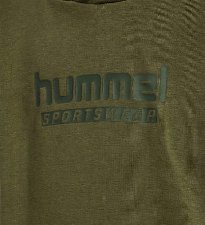 Hummel Hættetrøje - hmlJR Base - Winter Moss Hummel Hættetrøje - hmlJR Base - Winter Moss