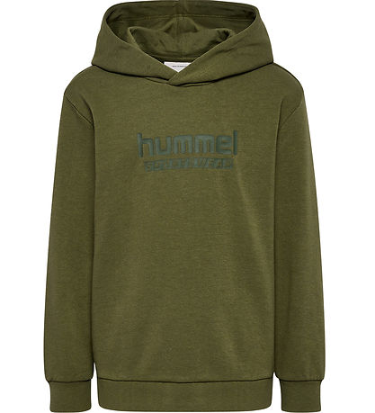 Hummel Hættetrøje - hmlJR Base - Winter Moss Hummel Hættetrøje - hmlJR Base - Winter Moss