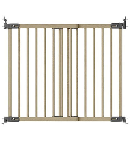 BabyDan Sikkerhedsgitter - Flexi Fit Wood Deluxe - Nature BabyDan Sikkerhedsgitter - Flexi Fit Wood Deluxe - Nature