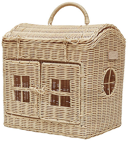OYOY Opbevaringskurv - House - 33x25x34 cm - Nature OYOY Opbevaringskurv - House - 33x25x34 cm - Nature
