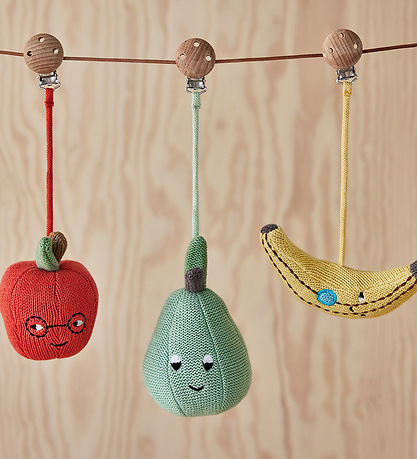 OYOY Pram Clip Toy - Pear Barge - Pale Mint