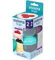 Sistema Beholdere - Yogurt 2-Pack - 150 ml - Mørkeblå/Turkis Sistema Beholdere - Yogurt 2-Pack - 150 ml - Mørkeblå/Turkis