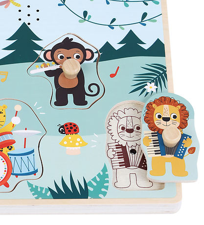 Kinder and Kids Puslespil m. Musik - Træ Kinder and Kids Puslespil m. Musik - Træ