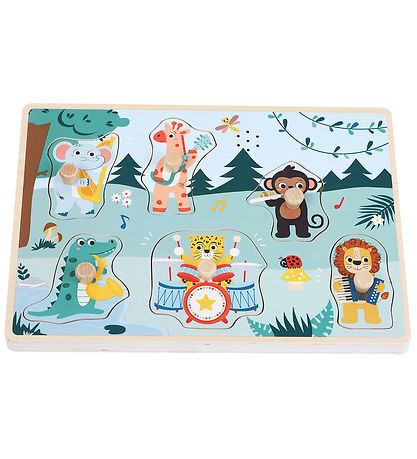 Kinder and Kids Puslespil m. Musik - Træ Kinder and Kids Puslespil m. Musik - Træ