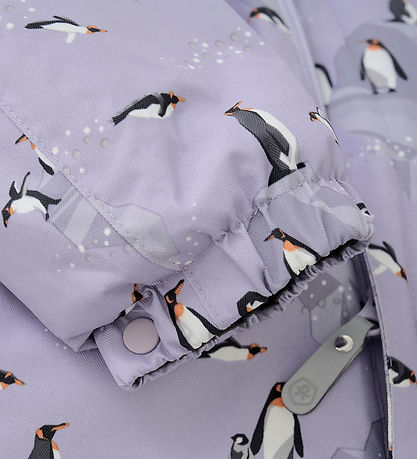 Color Kids Flyverdragt - Languid Lavender m. Pingviner