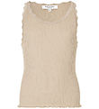 Rosemunde Top - RkBeathe -  Rib - Silver Lining m. Blonder Rosemunde Top - RkBeathe -  Rib - Silver Lining m. Blonder