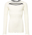 Rosemunde Bluse - Baybay - Rib - Ivory Rosemunde Bluse - Baybay - Rib - Ivory