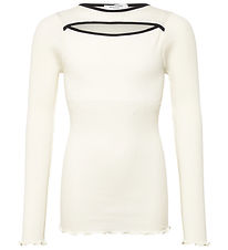 Rosemunde Bluse - Baybay - Rib - Ivory Rosemunde Bluse - Baybay - Rib - Ivory