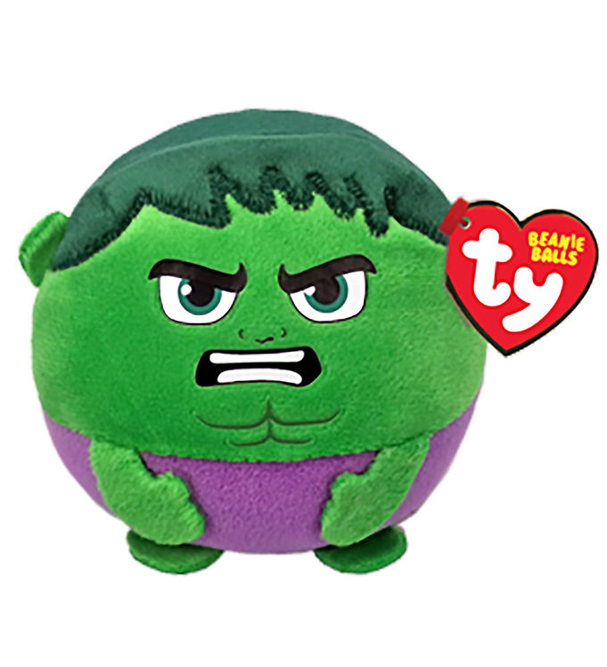 Ty Bamse - Beanie Balls - 9 cm - Marvel Hulk
