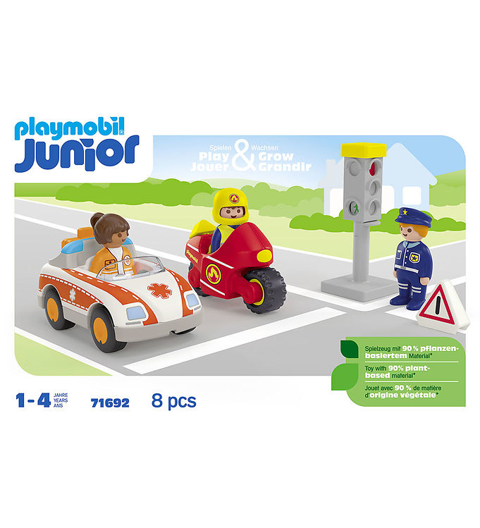 Playmobil Junior - Hverdagens Helte - 71692 - 8 Dele