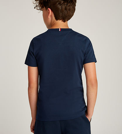 Tommy Hilfiger T-shirt - Monotype 1985 - Dark Night Navy Tommy Hilfiger T-shirt - Monotype 1985 - Dark Night Navy