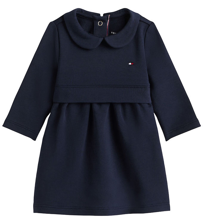 Tommy Hilfiger Kjole - Essential - Dark Night Navy