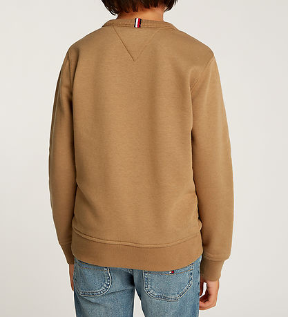 Tommy Hilfiger Sweatshirt - Monotype 1985 Label - Hickory Tommy Hilfiger Sweatshirt - Monotype 1985 Label - Hickory
